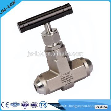 One way water pressure float needle valve